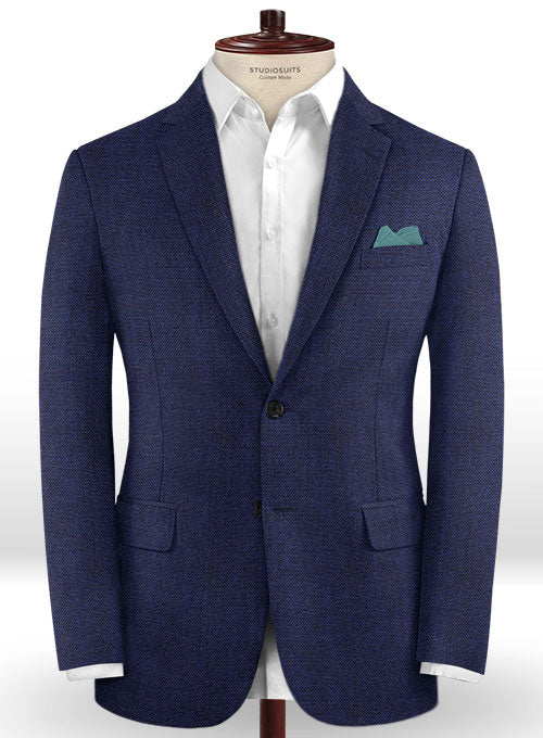 Caccioppoli Dapper Dandy Olierr Blue Wool Suit - Image 3