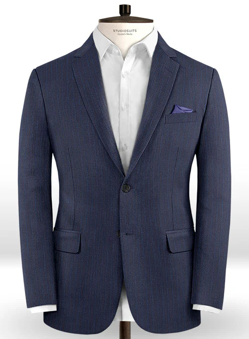 Caccioppoli Dapper Dandy Osotti Blue Wool Suit - Image 3