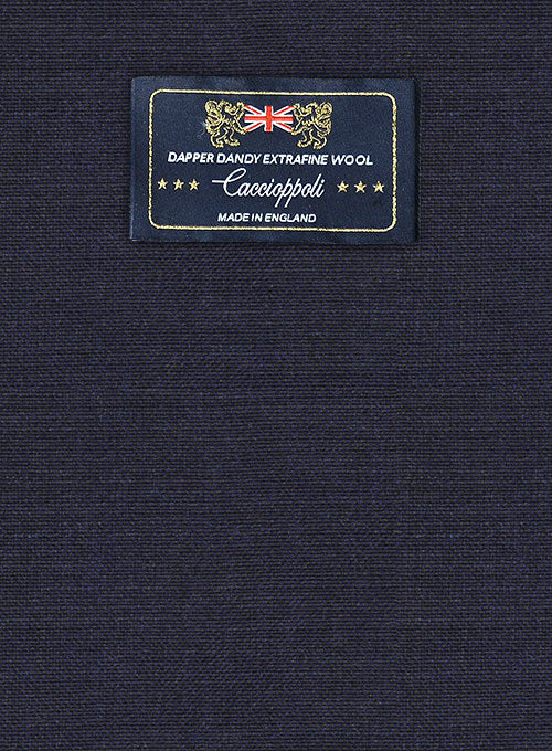Caccioppoli Dapper Dandy Pabio Dark Blue Wool Jacket - Image 2