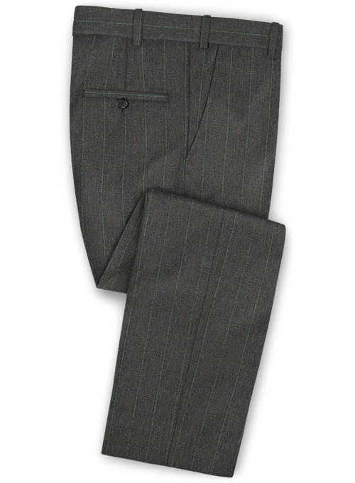 Caccioppoli Dapper Dandy Palor Dark Gray Wool Suit - Image 4