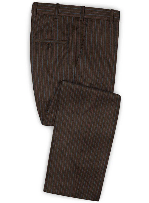 Caccioppoli Dapper Dandy Pinoza Brown Wool Suit - Image 4
