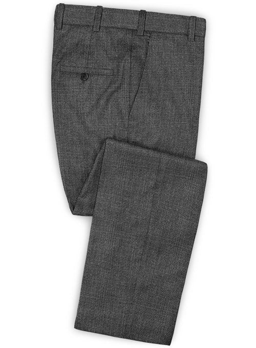 Caccioppoli Dapper Dandy Sancto Gray Wool Suit - Image 4