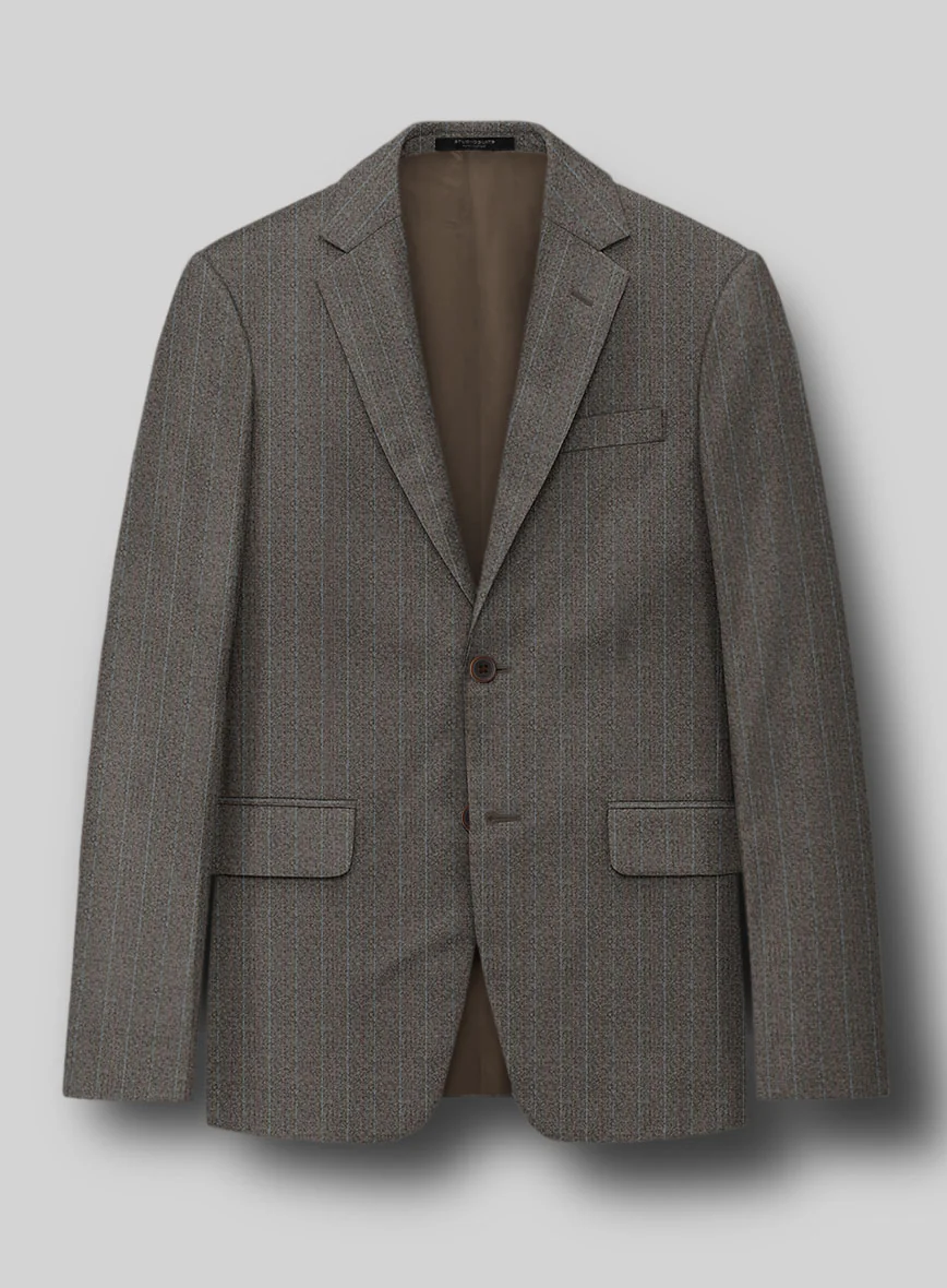 Caccioppoli Dapper Dandy Tafa Brown Wool Suit - Image 3