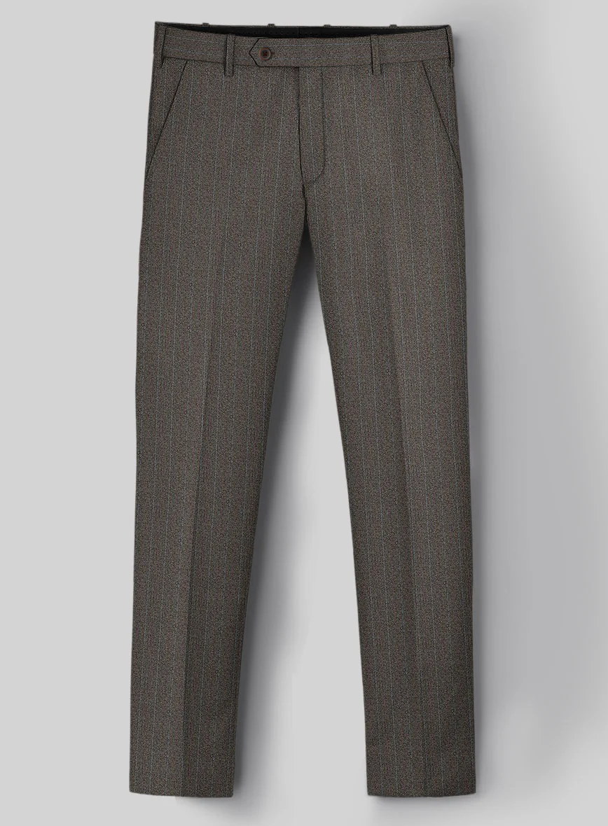 Caccioppoli Dapper Dandy Tafa Brown Wool Suit - Image 5