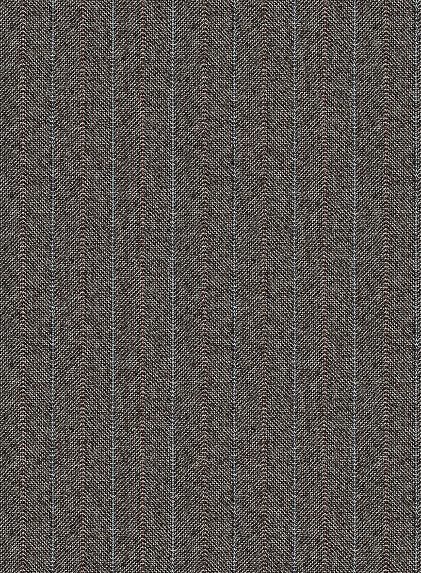Caccioppoli Dapper Dandy Tafa Brown Wool Suit - Image 7