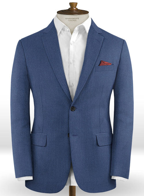 Caccioppoli Dapper Dandy Tavino Persian Blue Wool Suit - Image 3
