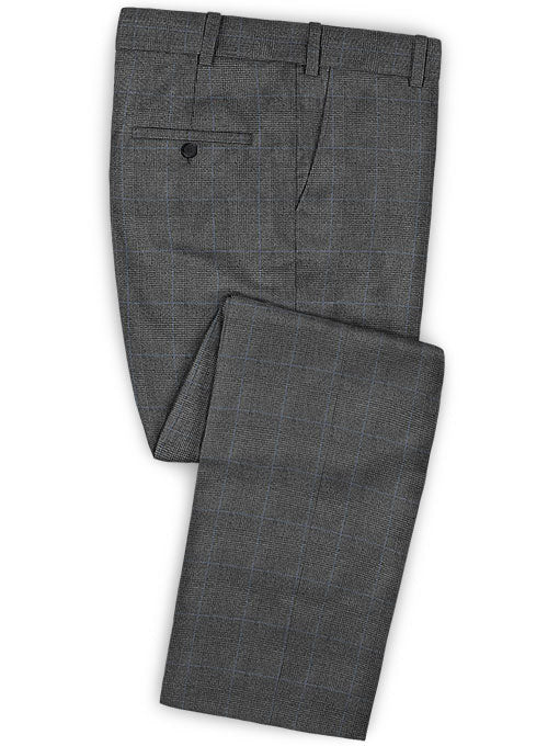Caccioppoli Dapper Dandy Varto Glen Gray Wool Suit - Image 4