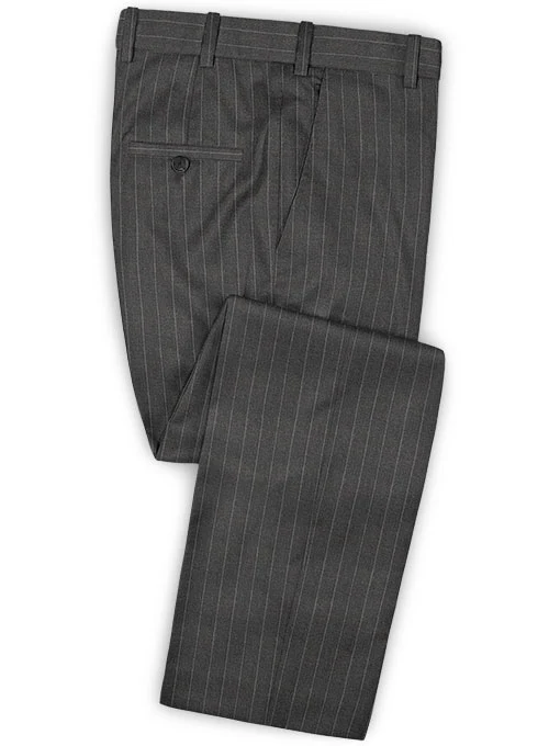Caccioppoli Dapper Dandy Vigi Dark Gray Wool Suit - Image 4