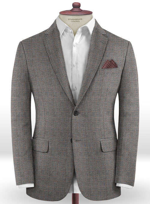 Caccioppoli Dapper Dandy Vucia Brown Wool Suit - Image 3
