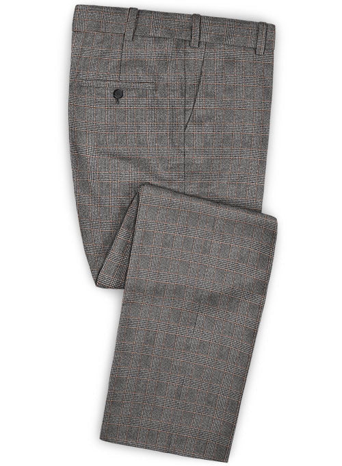 Caccioppoli Dapper Dandy Vucia Brown Wool Suit - Image 4