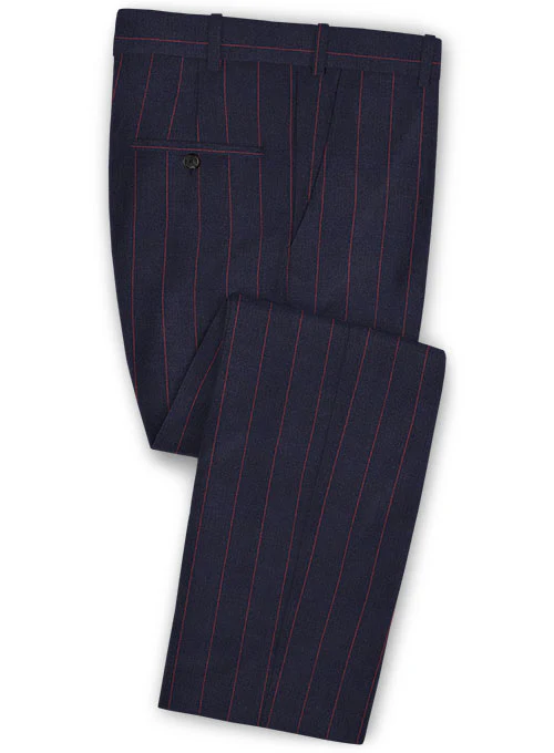 Caccioppoli Dapper Dandy Yanti Dark Blue Wool Suit - Image 4