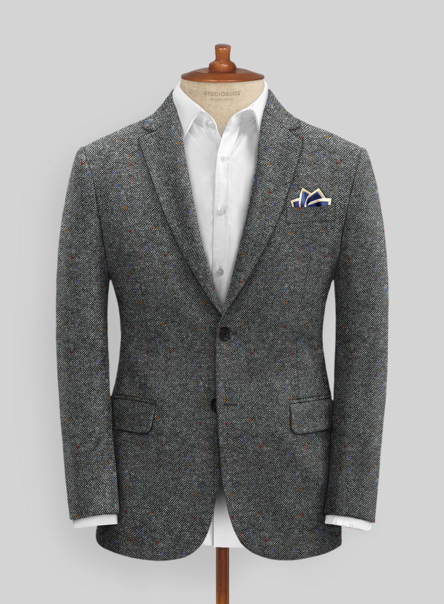 Caccioppoli Donegal Gray Tweed Suit - Image 3