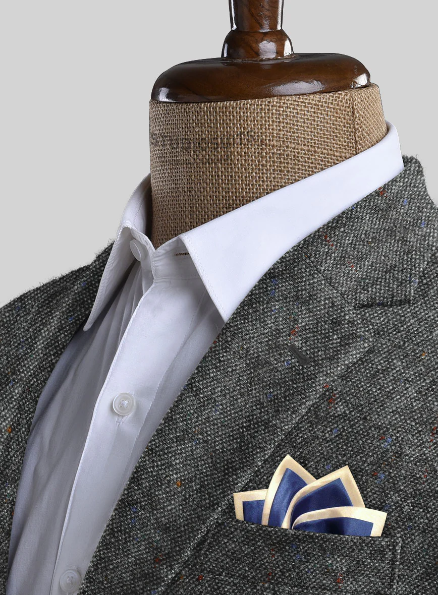 Caccioppoli Donegal Gray Tweed Suit - Image 4