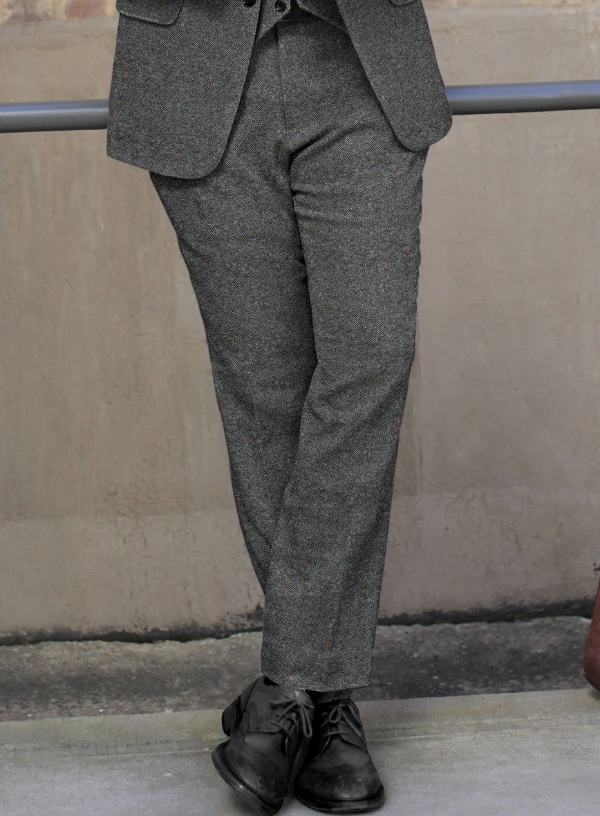 Caccioppoli Donegal Gray Tweed Suit - Image 5