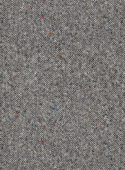 Caccioppoli Donegal Light Gray Tweed Pants - Image 4