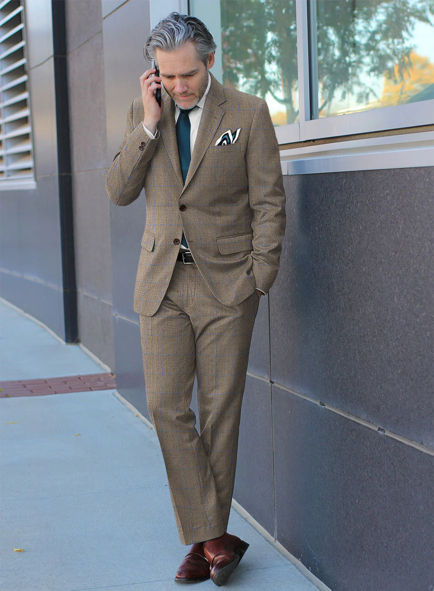 Caccioppoli Erlo Brown Wool Suit - Image 2