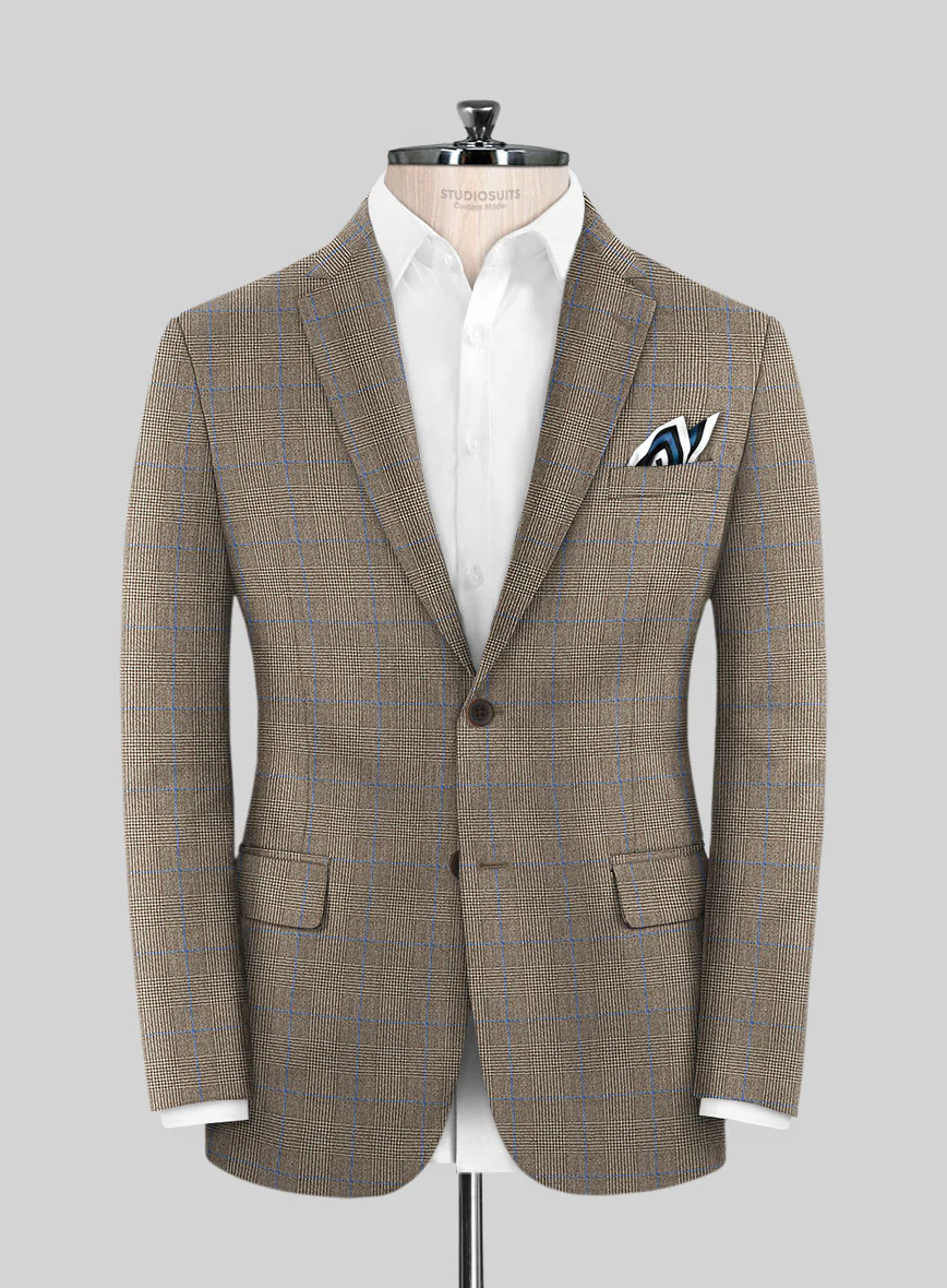 Caccioppoli Erlo Brown Wool Suit - Image 3