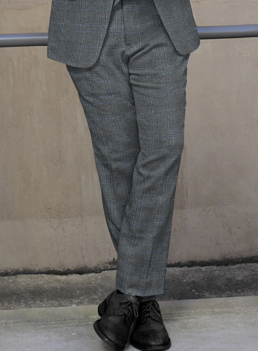 Caccioppoli Fina Gray Wool Suit - Image 4