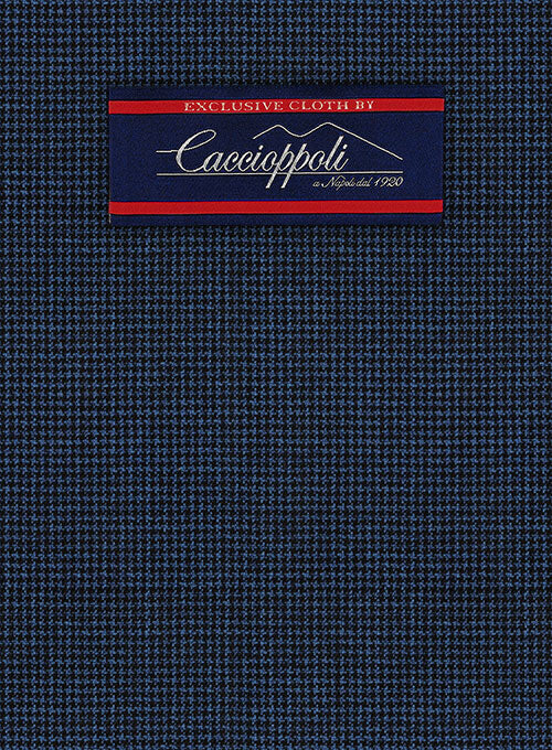 Caccioppoli Fresco Wool Blue Feorra Suit - Image 2