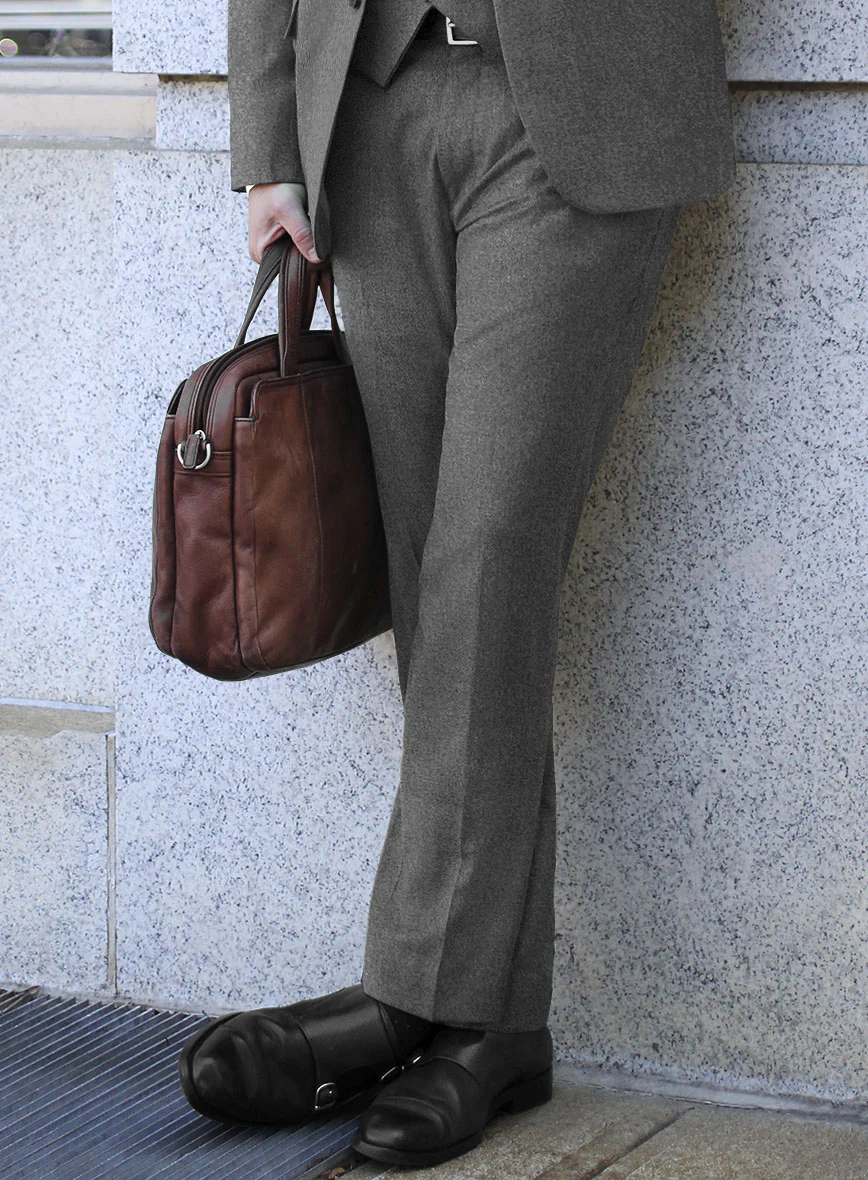 Caccioppoli Imma Gray Wool Suit - Image 5