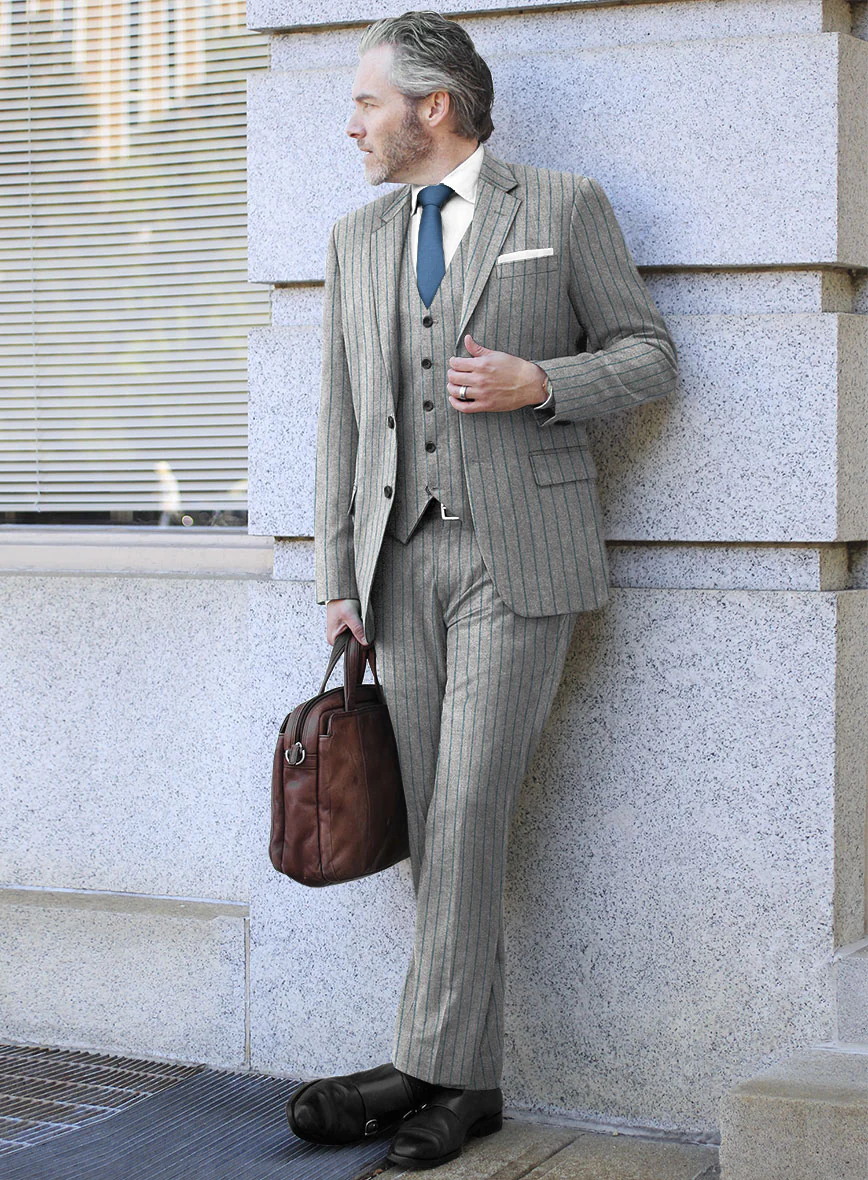 Caccioppoli Jimena Gray Wool Suit - Image 2