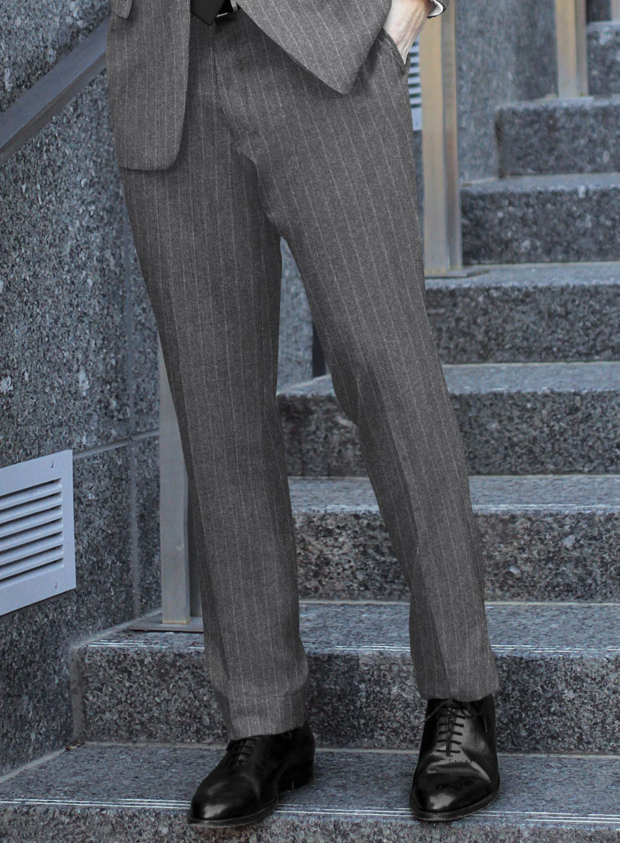 Caccioppoli Laudi Light Gray Wool Suit - Image 5