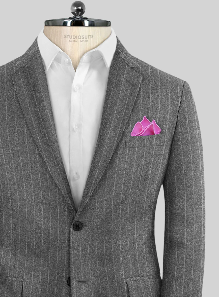 Caccioppoli Laudi Light Gray Wool Suit - Image 4