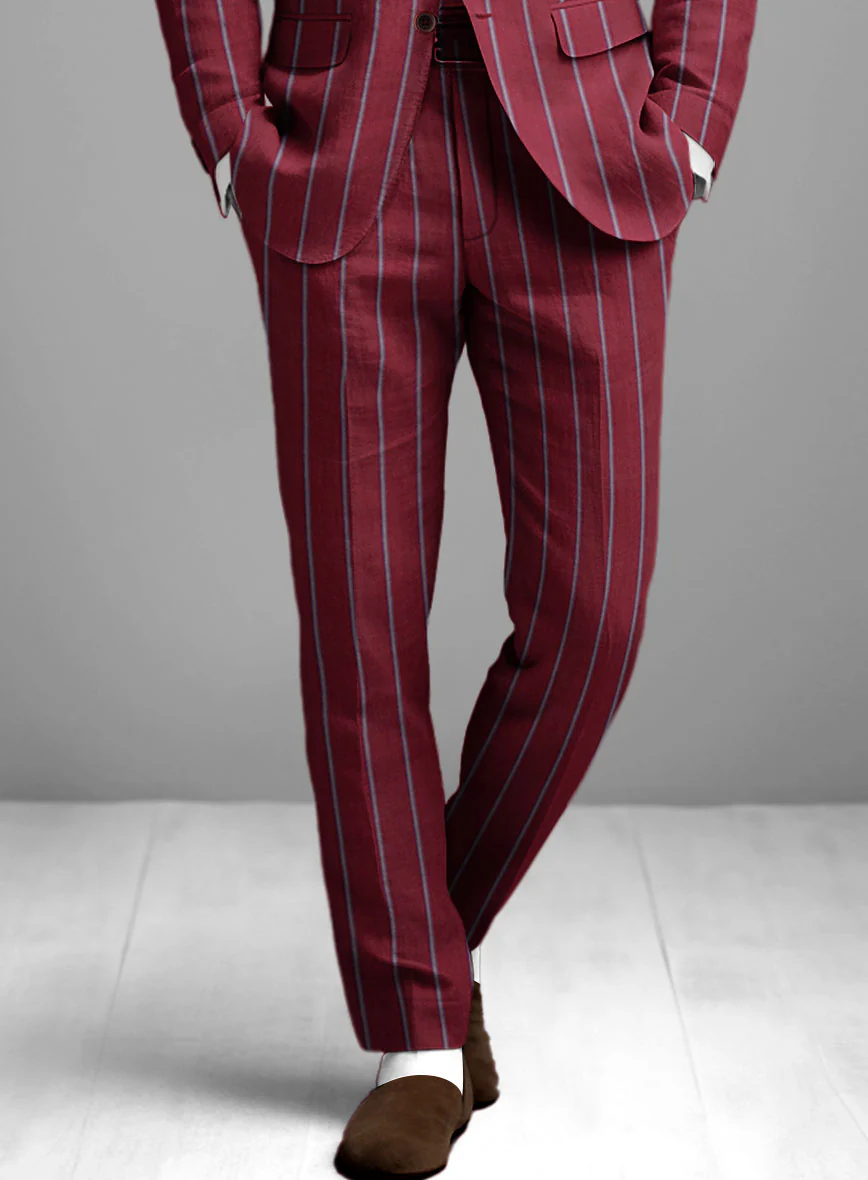 Caccioppoli Moncal Linen Suit - Image 6