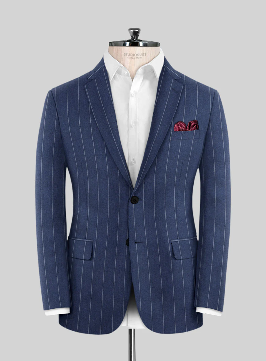 Caccioppoli Nuoa Blue Wool Suit - Image 3