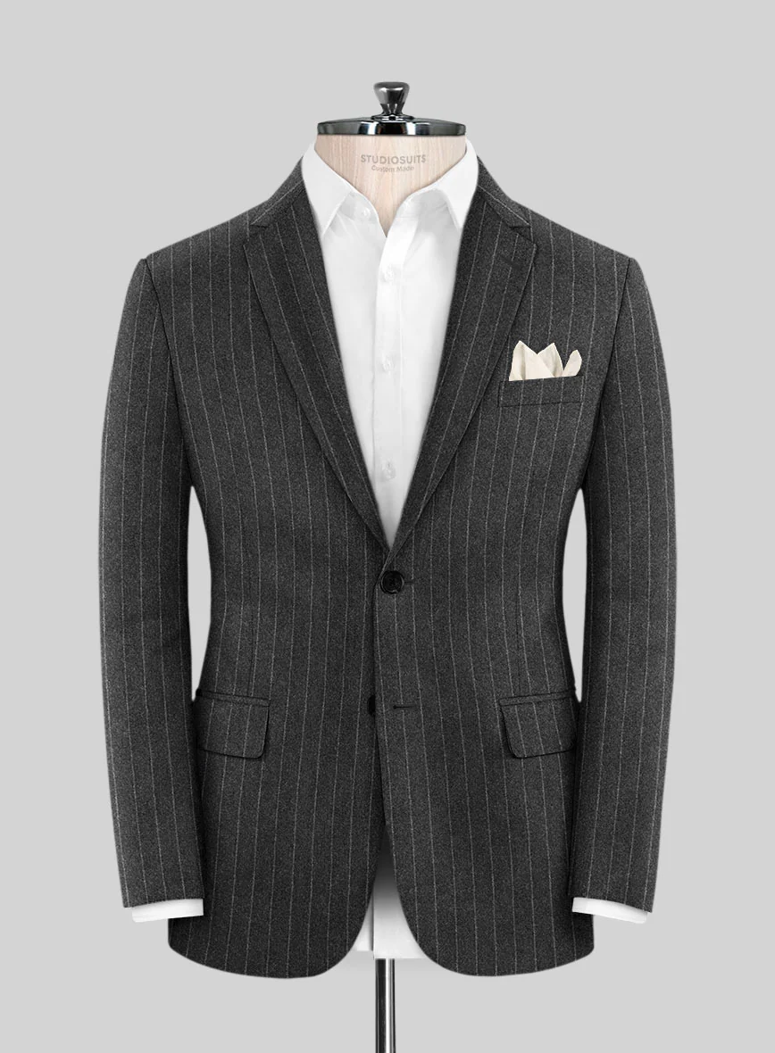 Caccioppoli Oenli Dark Gray Wool Suit - Image 3