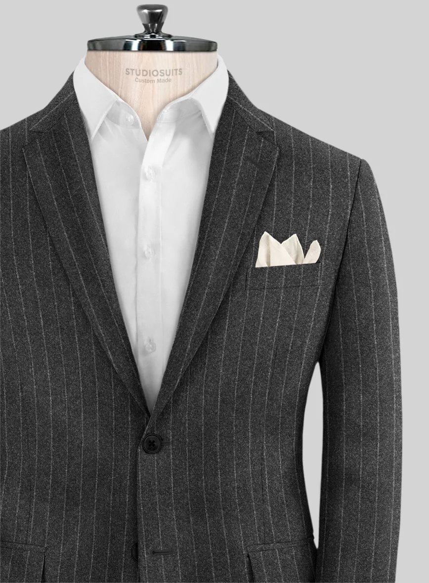 Caccioppoli Oenli Dark Gray Wool Suit - Image 4