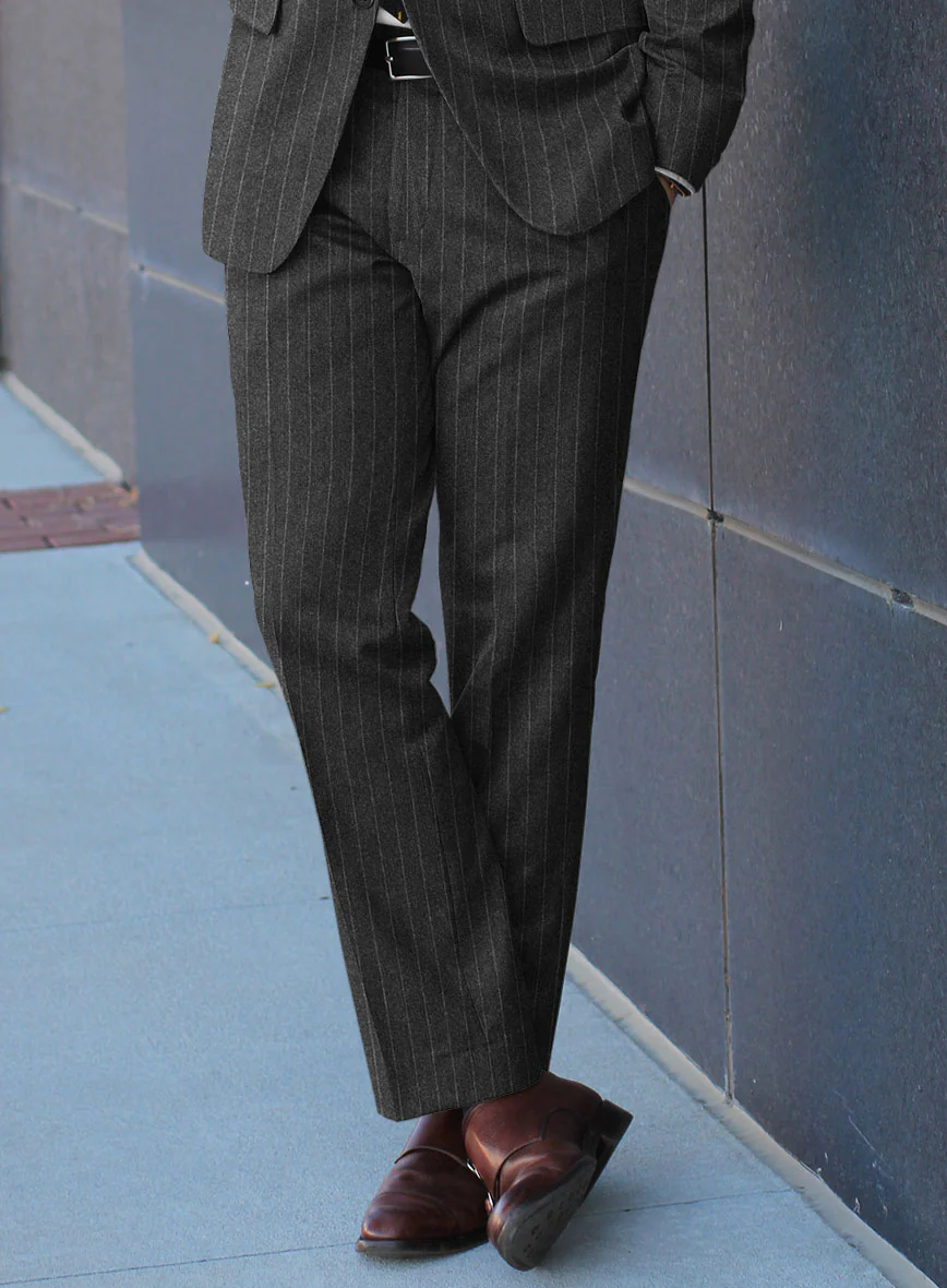 Caccioppoli Oenli Dark Gray Wool Suit - Image 5
