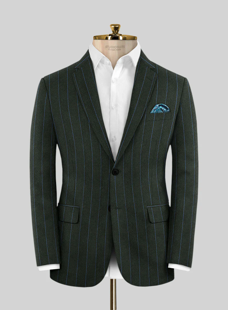 Caccioppoli Orgi Green Wool Suit - Image 3