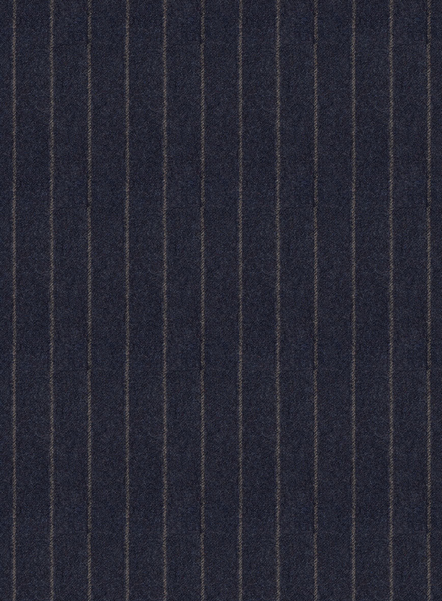 Caccioppoli Paollo Dark Blue Wool Pants - Image 3