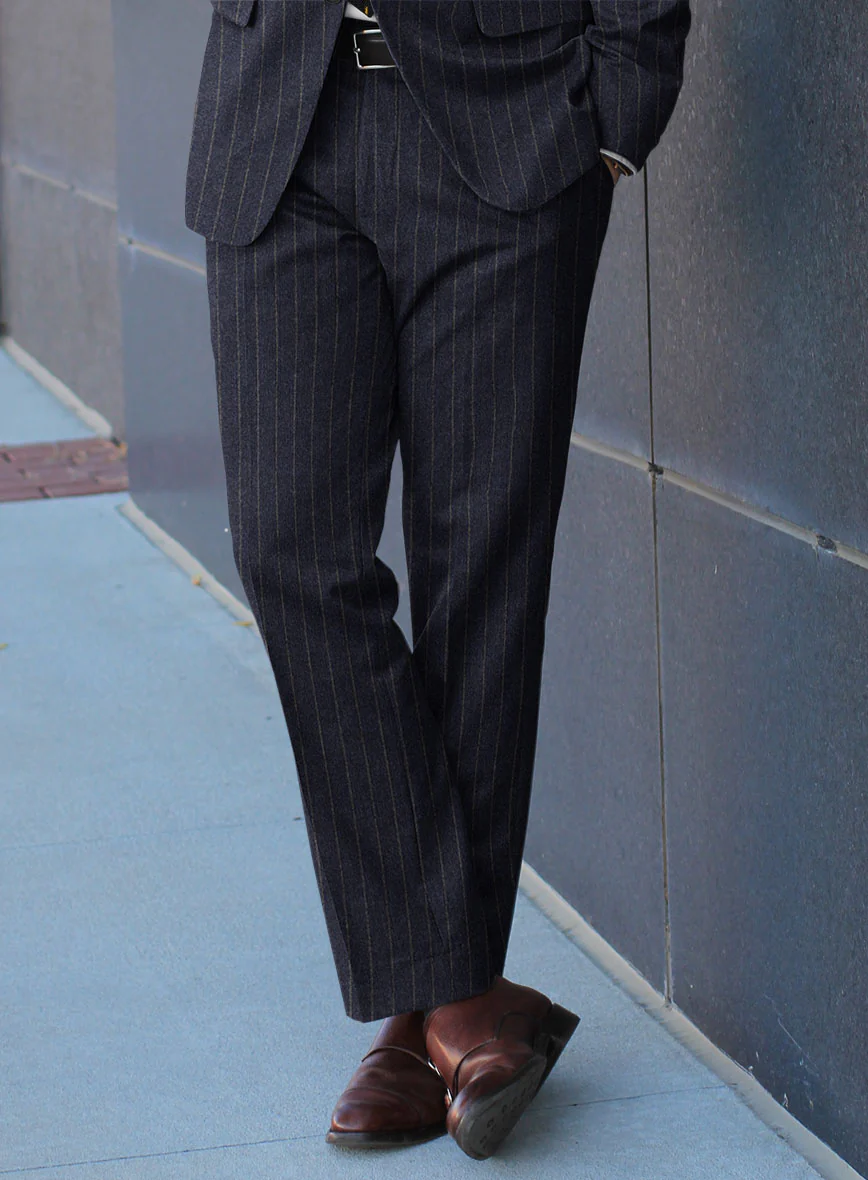 Caccioppoli Paollo Dark Blue Wool Suit - Image 5