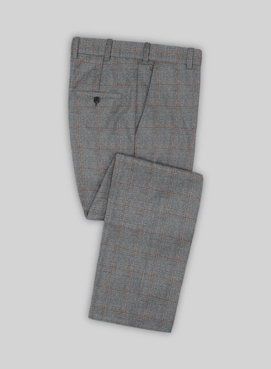 Caccioppoli Rarco Glen Gray Wool Suit - Image 5