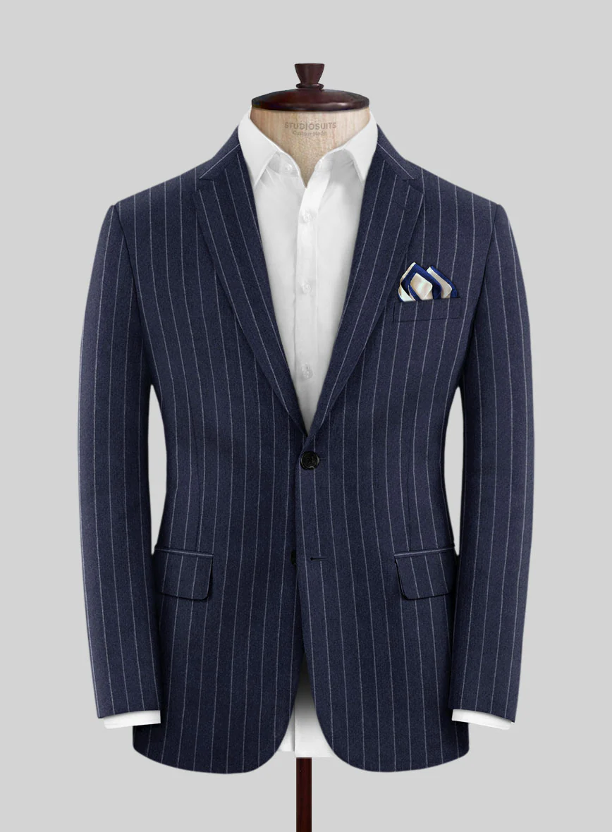 Caccioppoli Reilla Blue Wool Suit - Image 3