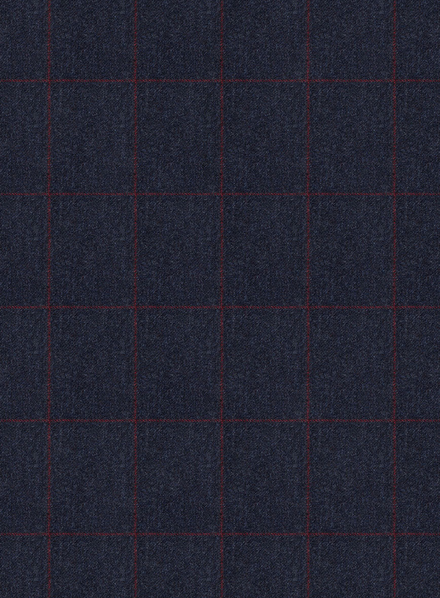Caccioppoli Rorati Navy Blue Wool Suit - Image 7