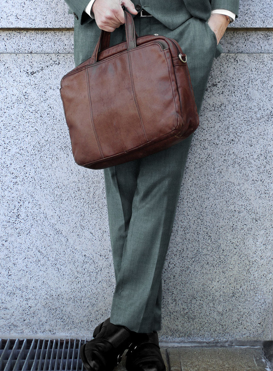Caccioppoli Sun Dream Barto Green Wool Silk Suit - Image 4