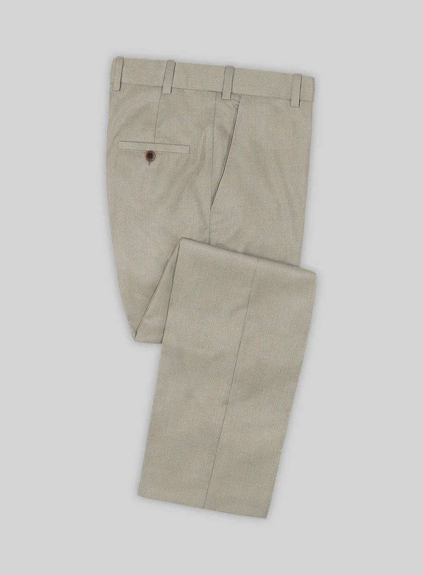 Caccioppoli Sun Dream Beige Wool Silk Suit - Image 4
