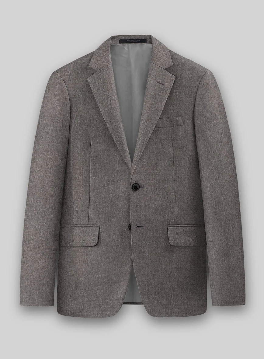 Caccioppoli Sun Dream Brown Wool Silk Suit - Image 3