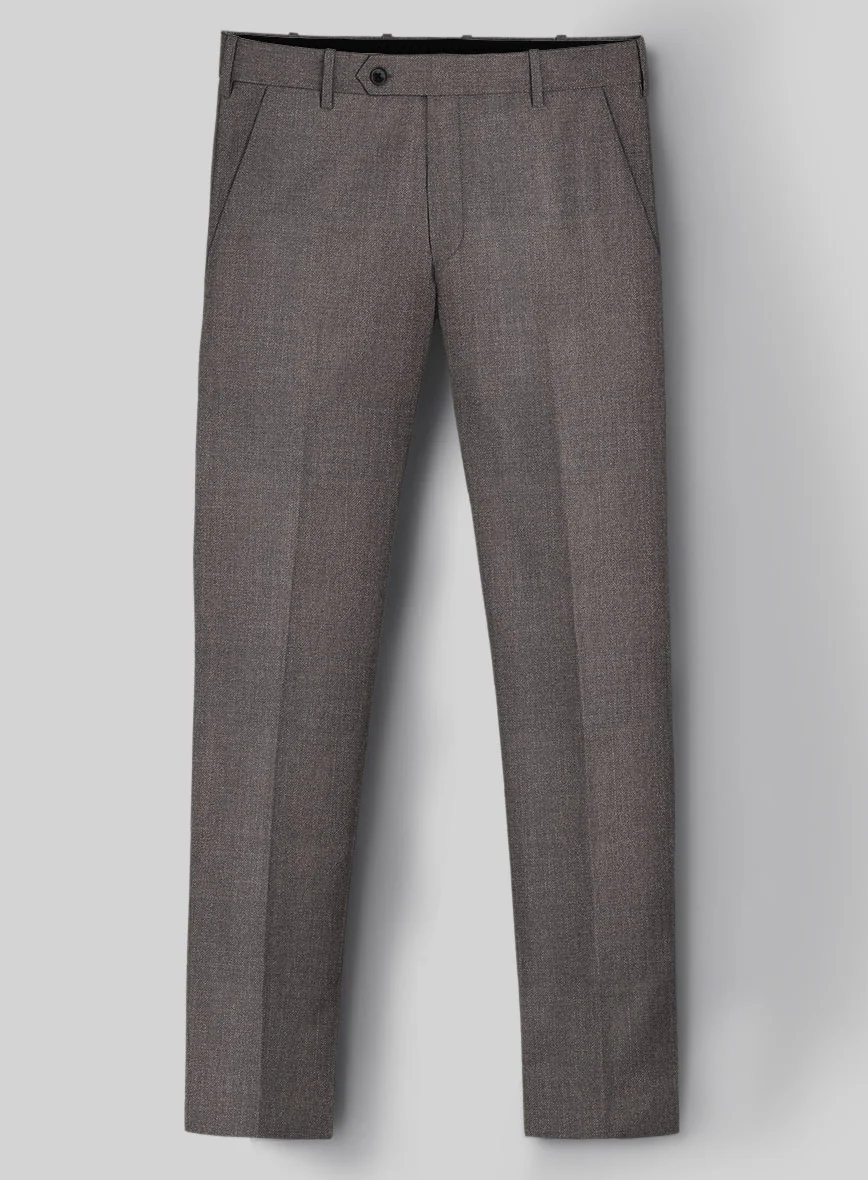 Caccioppoli Sun Dream Brown Wool Silk Suit - Image 5