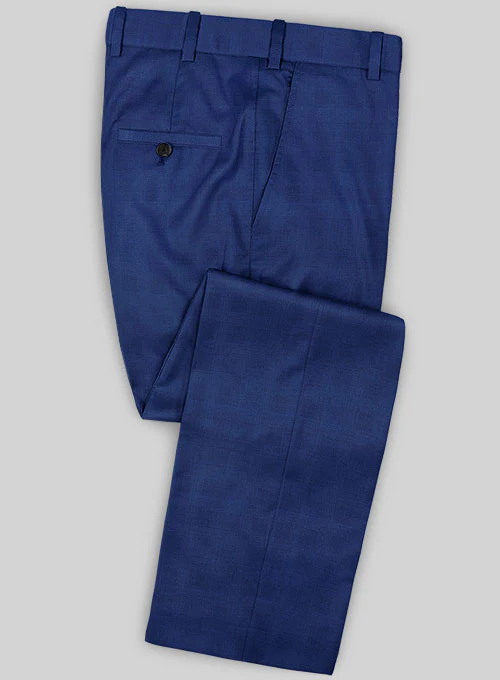 Caccioppoli Sun Dream Calito Blue Wool Silk Suit - Image 4