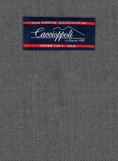 Caccioppoli Sun Dream Cilia Gray Wool Silk Suit - Image 2
