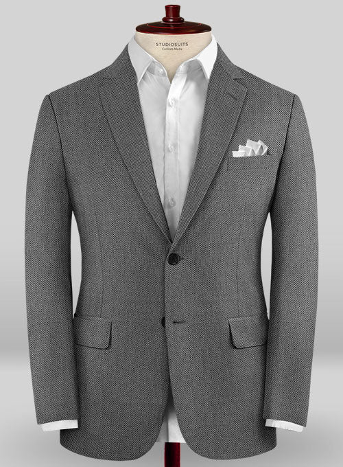 Caccioppoli Sun Dream Cilia Gray Wool Silk Suit - Image 3