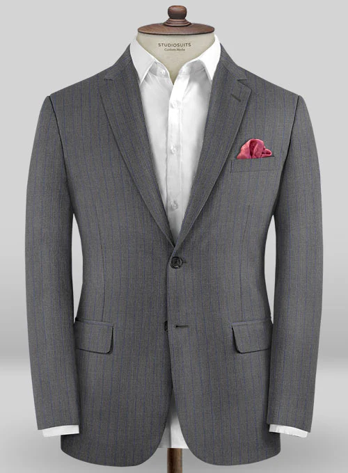 Caccioppoli Sun Dream Cisko Gray Wool Silk Suit - Image 3