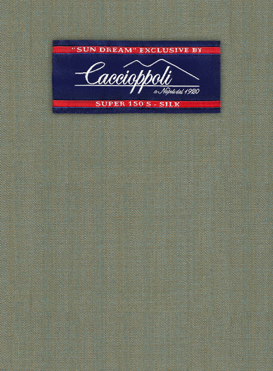 Caccioppoli Sun Dream Clasio Herringbone Wool Jacket - Image 3