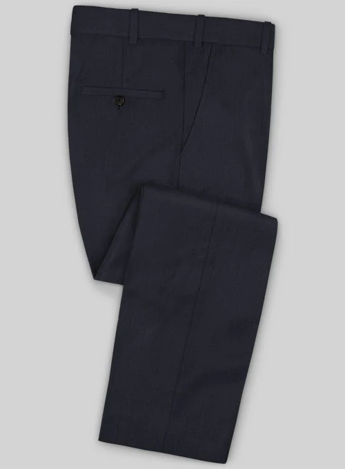 Caccioppoli Sun Dream Dark Navy Blue Wool Silk Suit - Image 4