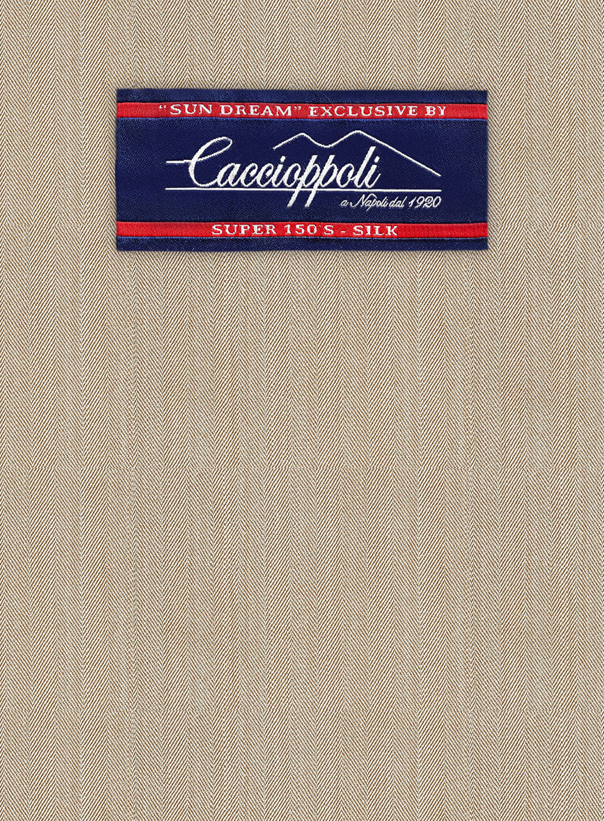 Caccioppoli Sun Dream Emasie Muted Beige Wool Jacket - Image 2