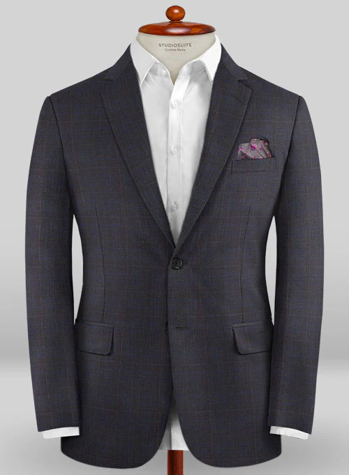 Caccioppoli Sun Dream Folli Gray Wool Silk Suit - Image 3